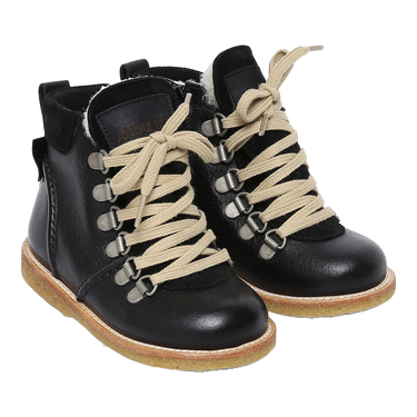 TEX-boot with laces and inside zipper