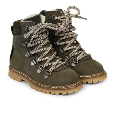 TEX-boot with zipper and laces