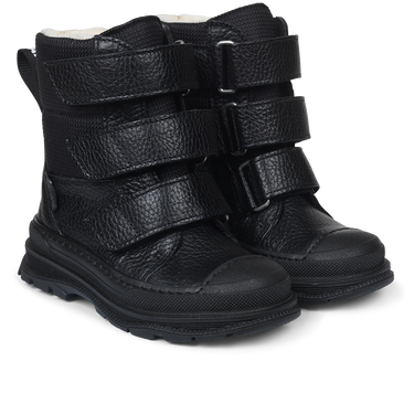 TEX-boot with velcro and woollining