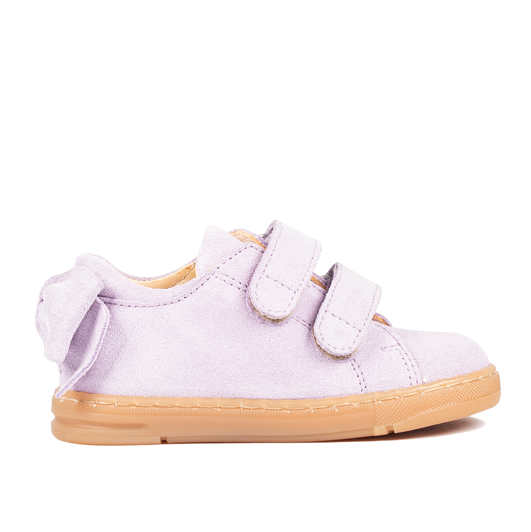 Angulus Sneaker with bow and velcro closure