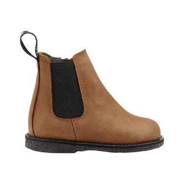 Chelsea boot with logotape and zipper