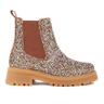 Angulus Glitter chelsea boot on track sole