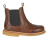 Angulus CHELSEA BOOT WITH BROGUE LACE PATTERN